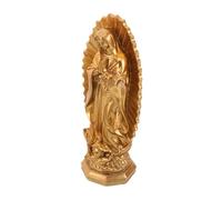 WEKADRIN Blessed Mother Resin Statue for Home Decor Our Lady of Grace Sculpture in Praying Pose Versatile Catholic Figurine for Living Office Church Indoor Decoration