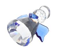 WEKADRIN Blue Crystal Angel Figurine Decorative Glass Sculpture for Home Table Decoration Versatile Living Ornament Thoughtful Gift for Symbolizing Love and Blessings
