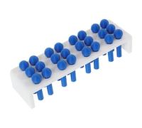 WEKADRIN Braille Practice Board for Blind with 24-Cell Row, Portable Plastic Braille Fingerboard and Stylus Pen, Six-Point Four-Group Learning Kit for Students and Educational Use