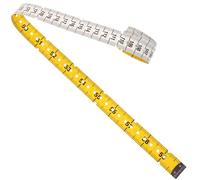 WEKADRIN Braille Ruler Measuring Tape 1.5M Nylon Soft Tape for Blind Users Braille Learning Tool and Measuring Accessory for Visually Impaired
