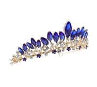 WEKADRIN Bridal Crown Rhinestone Headband Elegant Wedding for Bride Shimmering Hair Accessory for Prom Pageants and Special Occasions Lightweight Comfortable Design Dazzling Rhinestone