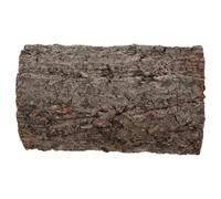 WEKADRIN Brown Wooden Reptile Hide Turtle Hide Shelter Realistic Hollow Tree Trunk Style Comfortable Private Corner for Turtle Tank Habitats