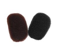 WEKADRIN Bump up Hair Pads 2pcs Hair Base Inserts Sponge Foam for Women Natural Black and Brown Puff Cushion
