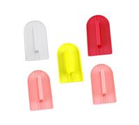 WEKADRIN Cake Scraper with Handle 5pcs Set, Pp Cream Spreader and Smoother Tools for Cake Base and Frosting Decoration, Suitable for Baking and Pastry Decorating at Home Random Color