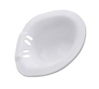 WEKADRIN Capacity Plastic Sitz Bath Basin with Overflow for Postpartum and Women Private Parts Care Wall-hangable Toilet Seat Soaking Tub for Pregnant Elderly and Use