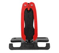 WEKADRIN Car Folding Clothes Hook with Safety Handrail, Multi-Function Vehicle Seat Back Hanger for Coat and Garment Storage, Red Car Clothing Rod Suitable for Travel and Daily Use