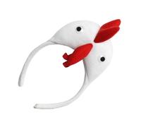 WEKADRIN Cartoon Rooster Hair Hoops Easter Headband White Cloth Costume Accessory Easy to Wear Fun and Unique Design for New Year's and Masquerades