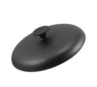 WEKADRIN Cast Iron Pot Lid Replacement for 25cm Cauldron and Dutch Oven - Heavy-Duty Metal Round Cover with Knob, Suitable for Skillets, Grill Pans, and Stockpots in Home and Professional