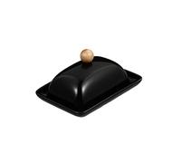 WEKADRIN Ceramic Butter Box with Lid Food Container Fresh Keeping Tray for Refrigerator Multifunctional Covered Suitable for Everyday Meals Including Pasta Steak Salad Bread and More