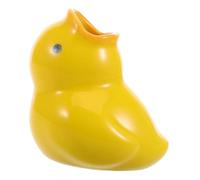 WEKADRIN Ceramic Toothbrush Rack Duck Shape Holder Bathroom Toothbrush Holder Cover for Boys and Girls