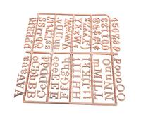 WEKADRIN Changeable Felt Board Letters Kit with Numbers Symbols for Message Boards Plastic Pre-cut Characters for Office Classroom Home Educational Interaction Elegant Gold for Creative
