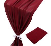 WEKADRIN Chiffon Table Runner for Wedding Table Cloth Cover with Light Weight and Practical Features Creative Simple Style for Party and Holiday Decoration for Weddings