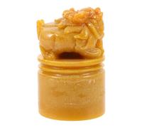 WEKADRIN Chinese Seal Stone Stamp for Calligraphy and Small Crafts with Comfortable Grip, Sturdy Stone Material Suitable for DIY and Hand-Made Carving Projects