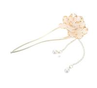 WEKADRIN Chinese Traditional Enamel Peony Hair Stick Vintage Metal Floral Hair Chopsticks Elegant Accessories for Weddings Parties Daily Wear Thoughtful for Women