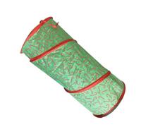 WEKADRIN Christmas Foldable Cat Tunnel Collapsible Kitten Tunnel Plaything for Indoor Cats Interactive Pet for Fun and Exercise