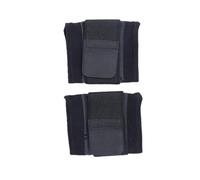 WEKADRIN Compression Wrist Supports 2Pcs Adjustable Elastic Straps for Gym Training and Basketball Badminton with Sweat Absorption