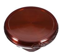 WEKADRIN Copper Display Stand Round Pedestal Base Versatile Oriental Decor for Teapot Vase Bonsai with Stable Practical Design and Elegant Craftsmanship