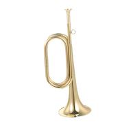 WEKADRIN Copper Military Bugle Trumpet Lightweight Wind Instrument for Beginner Orchestra Band School Performance