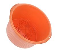 WEKADRIN Creative Foot Soak Basin Durable Foot Massage Barrel for Relaxation and Circulation for Home Use Convenient for Parents and Friends Orange Color