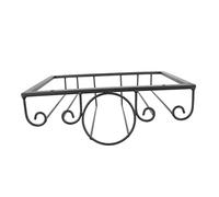 WEKADRIN Creative Iron Wine Glass Holder Rack Upside Down Stemware Storage for Kitchen Bar Space Saving Red Wine Cup Organizer Compact Household Hanging Cup Rack