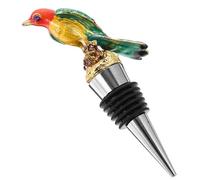 WEKADRIN Creative Zinc Alloy Bird-Shaped Bottle Stopper Wine Bottle Sealing Plug with Charming Magpie Design Reusable Wine Stopper for Freshness Preservation and Decorative Use