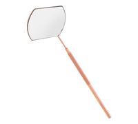WEKADRIN Detachable Rose Gold Eyelash Mirror with Stainless Steel Frame High-Definition Lens for Precise Lash Extension Inspection Beauty Salon and Personal Use