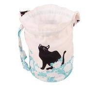 WEKADRIN Drawstring Tote Bag for Women Cat Style Small Handbag Cloth Pouch with Spacious Capacity for Cosmetics Jewelry Phone Accessories