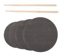 WEKADRIN Drum Practice Pad Set with Drum Mallets for Beginners - Silent Snare Practice Pad Tear-Resistant Wear-Resistant Foam for Home Studio