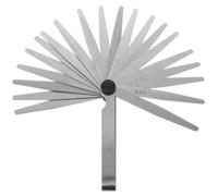 WEKADRIN Dual Marked Steel Feeler Gauge with Coating Foldable Metric and Imperial Gap Measuring Tool for Valves Engines Guitars and Precision Thickness Measurement