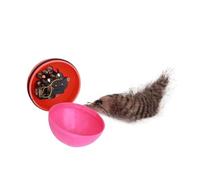 WEKADRIN Electric Weasel Ball Toy 2pcs Rolling Mouse Balls for Dogs and Cats Interactive Pet Toys Random Color without Batteries