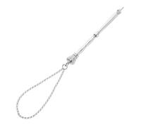 WEKADRIN Elegant Metal Torah Pointer Tool for Bible Reading Jewish Finger Accessory for Precise Positioning Timesaving Mitzvah Wedding Silver Crown Head