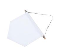 WEKADRIN Enamel Lapel Pin Badge Display Canvas Pennant Banner White Wall Hanging for Collectible Pins Canvas with Stitching DIY Paint and Embroidery Decoration for Bedrooms and Offices
