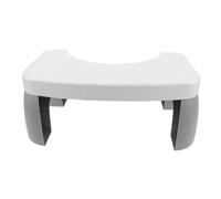 WEKADRIN Ergonomic Toilet Foot Stool Bathroom Foot Rest Anti-Skid PP Material Use for Standard Toilets Easy to Clean Hygienic Supportive for Home Dorm Apartment
