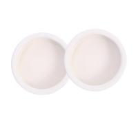 WEKADRIN Escape-proof Ceramic Reptile Food Dish and Water Bowl Set, Large Round Terrarium Bowls for Bearded Dragons, Geckos, and Lizards, 2pcs Reptile Feeding Containers for Live Food and Water