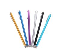 WEKADRIN Extra Long Capacitive Stylus Pen Set with Mesh Tips, 6pcs Universal Stylus for Mobile Phones and Tablets, Suitable for Touch Screen Navigation and Creative Use Random Style