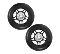 WEKADRIN Flexible Rubber Luggage Replacement Wheels Swivel Caster Repair Kit for Suitcases Travel Bag Rollers Stable and Easy-move Suitcase Parts