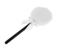 WEKADRIN Fluffy Body Powder Puff White Small Soft Long Hair Setting Makeup Puff for Dry Powder Suitable for Daily Household Use