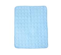 WEKADRIN Foldable Blue Cooling Pet Mat Breathable Soft Sleeping Pad for Dogs Cats Summer Heat Dissipation Ice Crystal Compound Comfortable Rest