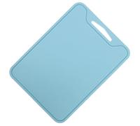 WEKADRIN Foldable Silicone Chopping Board Double-Sided Non-Slip Kitchen Vegetable Cutting Mat for Picnic Camping Blue Flexible Food Prep Surface