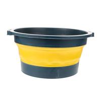 WEKADRIN Folding Washbasin Portable Bathroom Basin Yellow Mini Thickened Household Wash Bowl for Dormitory Laundry Foot Soaking