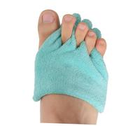 WEKADRIN Foot Protective Pads Green Toes Separation Cushion Breathable Moisture Absorption for Prevention Elderly Diabetic Stroke