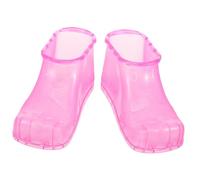 WEKADRIN Foot Soak Tub Shoes with Small Size 12.5cm Red Foot Bath Massage Shoes for Home Pedicure Spa