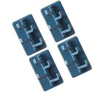 WEKADRIN Four Hooks in 4 Pcs Self-Adhesive Wall Mounted Rotatable Hanging Hooks for Tie Jewelry Organizer Pp Material Home and Office