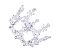 WEKADRIN Girls Birthday Party Crown Headdress Round Crown Tiara Princess Headband