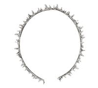 WEKADRIN Gothic Thorn King Crown Headpiece Lightweight Costume Party Accessory for Halloween Wedding Birthday Cosplay Festival Hairwear for Women