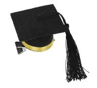 WEKADRIN Graduation Hat Hair Clip for Women Mini Doctoral Cap Hairpin with Tassel for Graduation Parties Academic Celebrations and Everyday Hairstyles