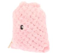 WEKADRIN Guinea Pig Travel Carrier Bag Drawstring Closure, Portable Hamster Handbag, Breathable Small Pet Carrier for Outdoor Use, Pink Mini Pet Travel Bag for Hamsters and Chinchillas