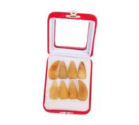 WEKADRIN Guzheng Finger Picks Medium Horn Material Thickened Finger Protectors for String Instrument Use Smooth Rounded Design for Comfortable Play and Loud Sound Random Colors