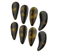 WEKADRIN Guzheng Finger Picks Professional Playing Level Nail Covers Large Size Double-sided Curved Musical Finger Tools for Adult Beginners Zither Playing