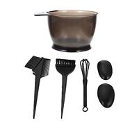 WEKADRIN Hair Dyeing Kit 5pcs Set Hair Coloring Tools Black Salon Supplies for Home and Professional Use